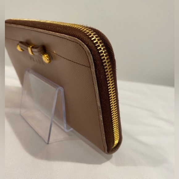PRADA Saffiano Leather Zippy Wallet - Picture 14 of 14